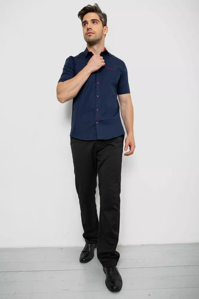 Купить Рубашка мужская  -уценка, цвет темно-синий, 214R7112-U-5 - Фото №2