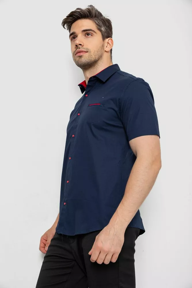 Купить Рубашка мужская  -уценка, цвет темно-синий, 214R7112-U-5 - Фото №3