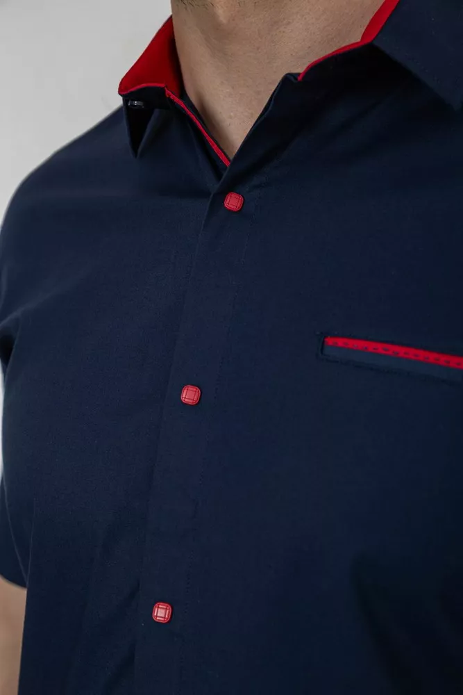 Купить Рубашка мужская  -уценка, цвет темно-синий, 214R7112-U-5 - Фото №5