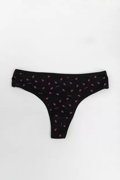 Трусы женские стринги, цвет черный, 131R2957