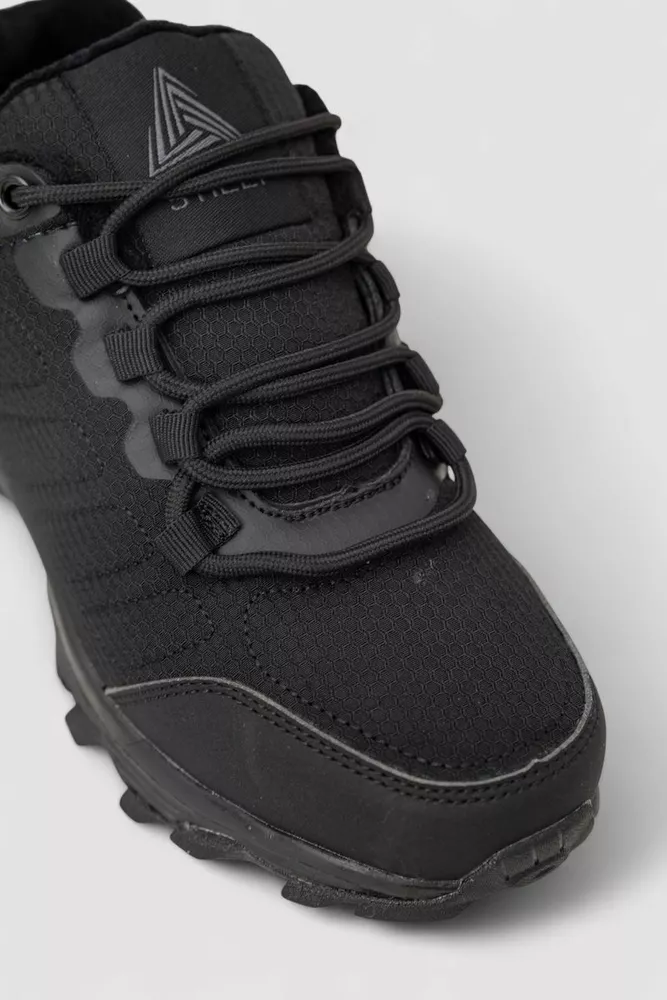 Купить Кроссовки женские зимние на меху, цвет черный, 248RH690 оптом - Фото №2