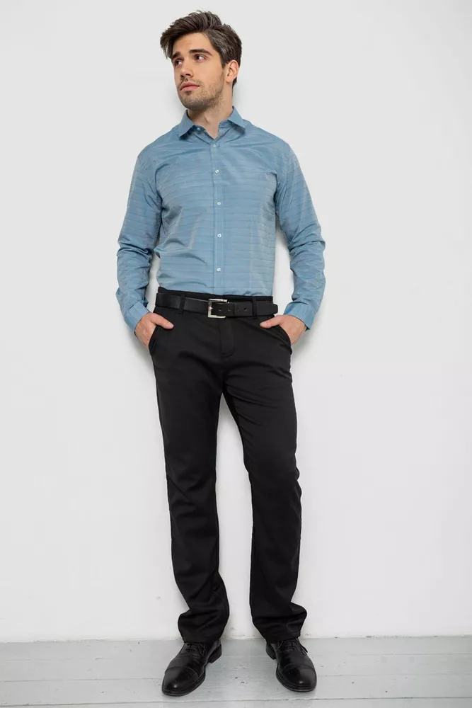 Купить Рубашка мужская  -уценка, цвет джинс, 214R823-U-1 - Фото №2