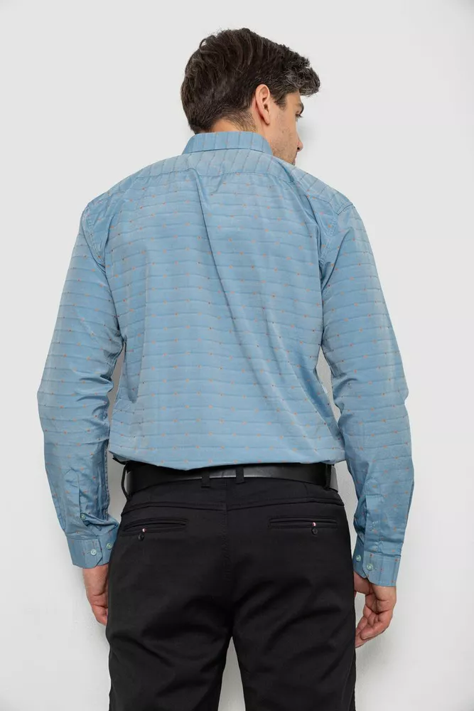 Купить Рубашка мужская  -уценка, цвет джинс, 214R823-U-1 - Фото №4