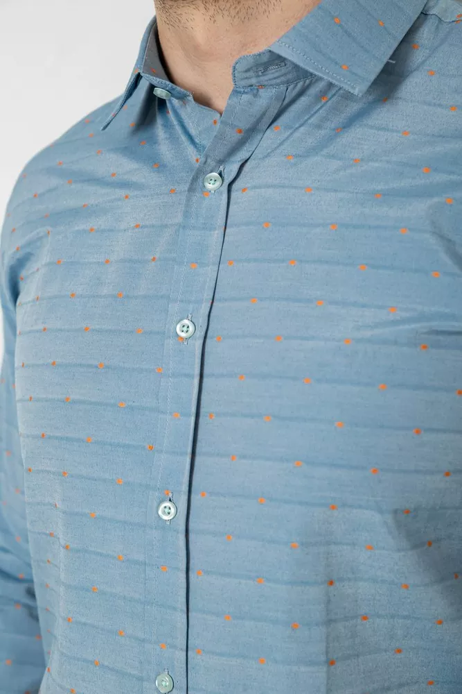 Купить Рубашка мужская  -уценка, цвет джинс, 214R823-U-1 - Фото №5