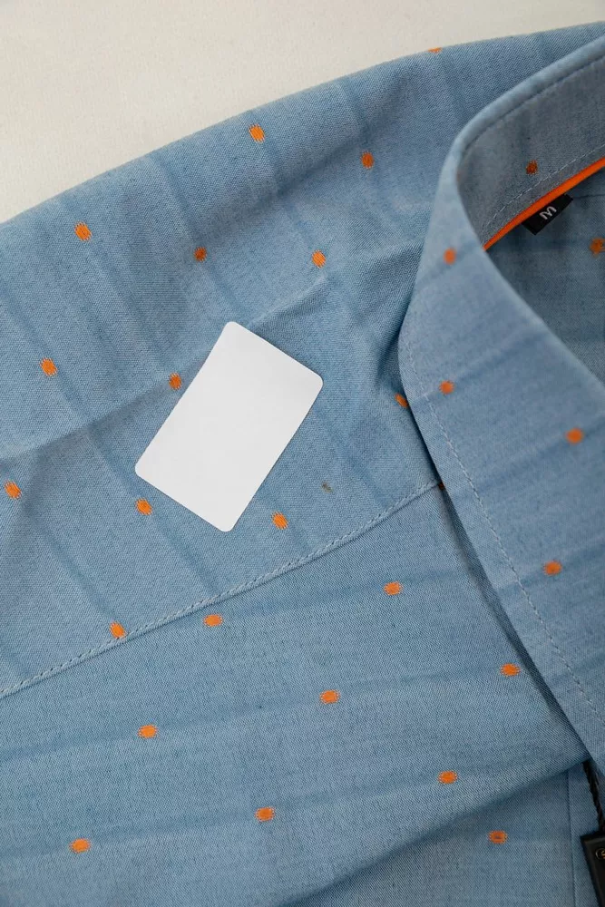 Купить Рубашка мужская  -уценка, цвет джинс, 214R823-U-1 - Фото №6