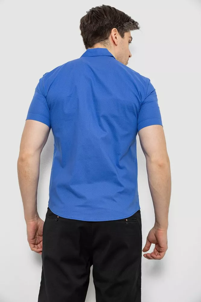 Купити Сорочка чоловіча з принтом, колір електрик, 214R7026 оптом - Фото №4