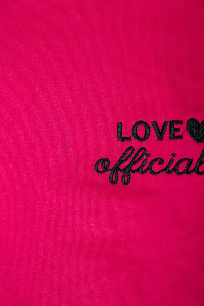 Купити Спортивний костюм жіночий двонитка  -уцінка, колір рожевий, 214R1419-005-U - Фото №7