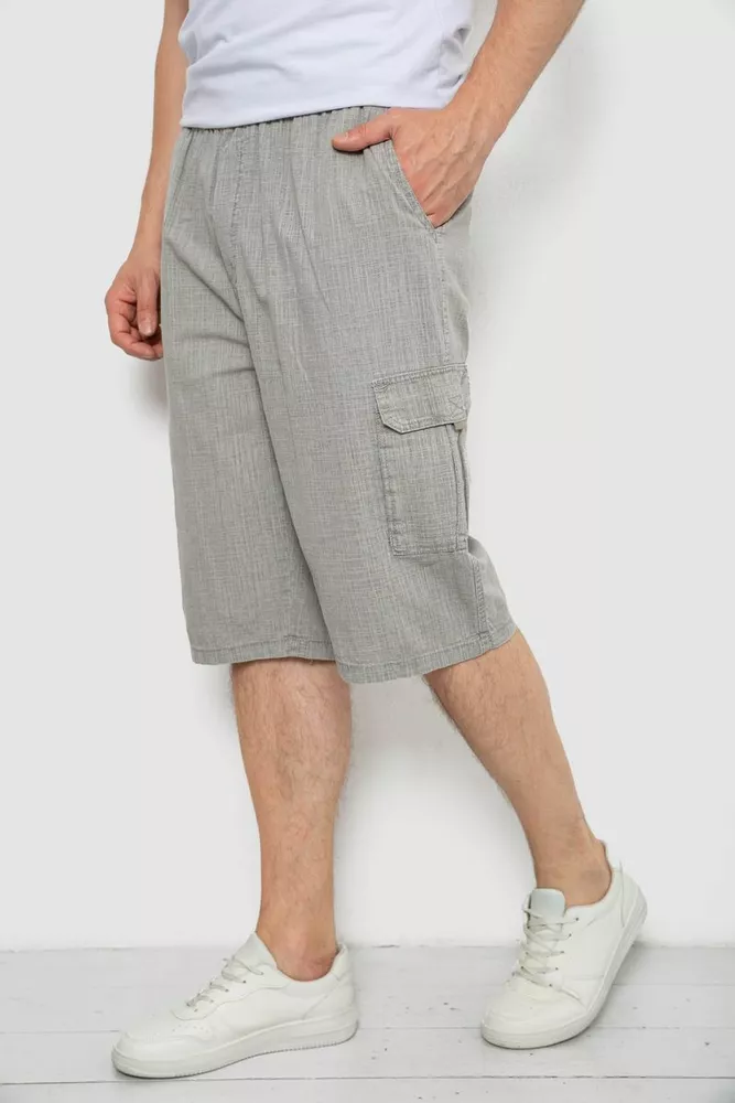 Купити Шорти чоловічі, колір сірий, 244RB4 оптом - Фото №3