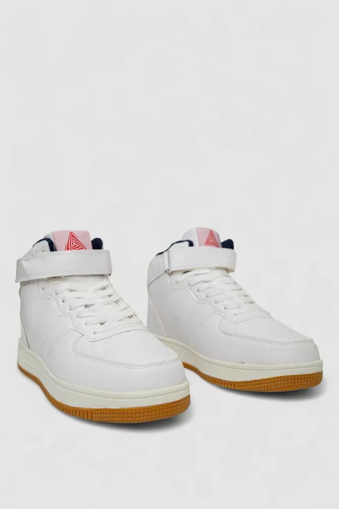 Купить Кроссовки мужские зимние на меху, цвет бело-бежевый, 248RH202 - Фото №3