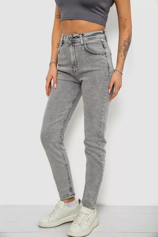 Купить Джинсы женские, цвет серый, 244R1651S20 - Фото №3