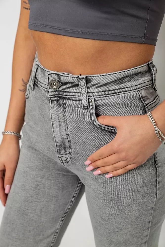 Купить Джинсы женские, цвет серый, 244R1651S20 - Фото №5