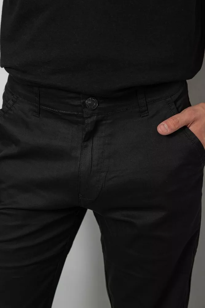 Купити Штани чоловічі класичні, колір чорний, 243RY352 - Фото №5
