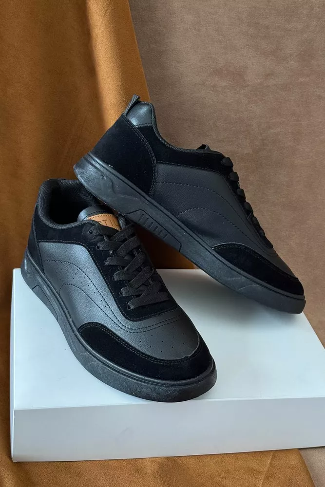 Купити Кеди чоловічі, колір чорний, 248RR127-1R - Фото №3