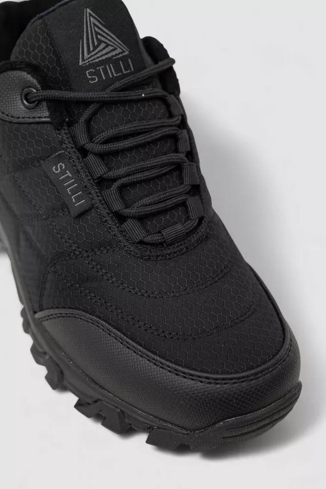 Купить Кроссовки женские зимние на меху, цвет черный, 248RH660 - Фото №2