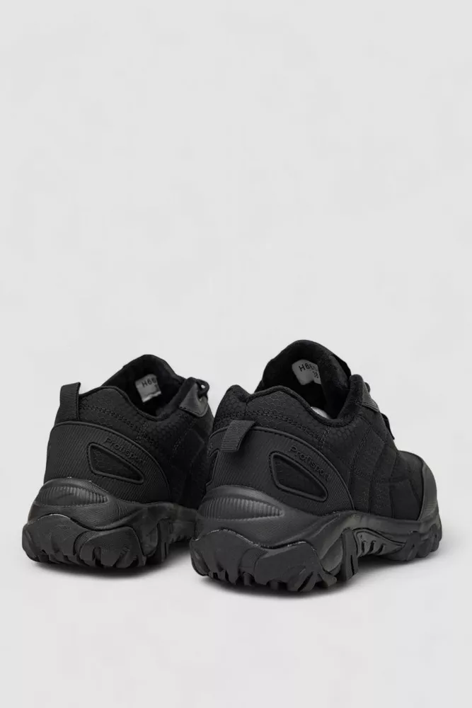 Купить Кроссовки женские зимние на меху, цвет черный, 248RH660 - Фото №4