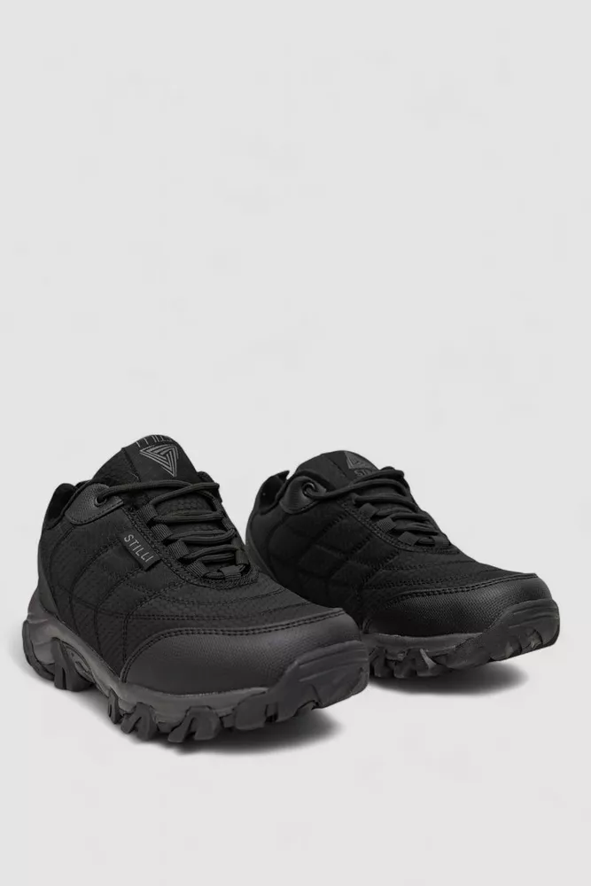 Купить Кроссовки женские зимние на меху, цвет черно-серый, 248RH660 - Фото №3