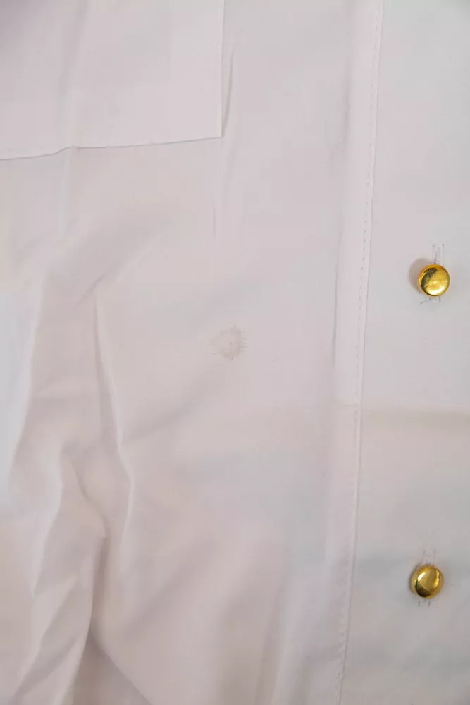 Купить Блуза однотонная  -уценка, цвет белый, 230R91-1-U-16 - Фото №6