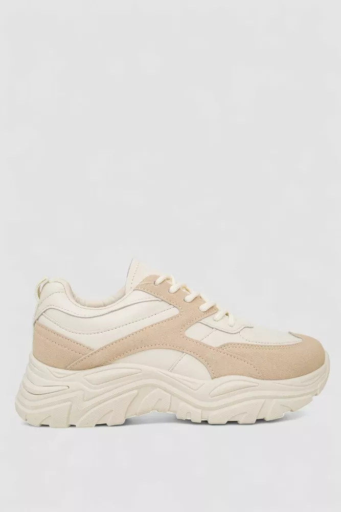 Купити Кросівки жіночі  -уцінка, колір бежевий, 248RA150-3R-U - Фото №1