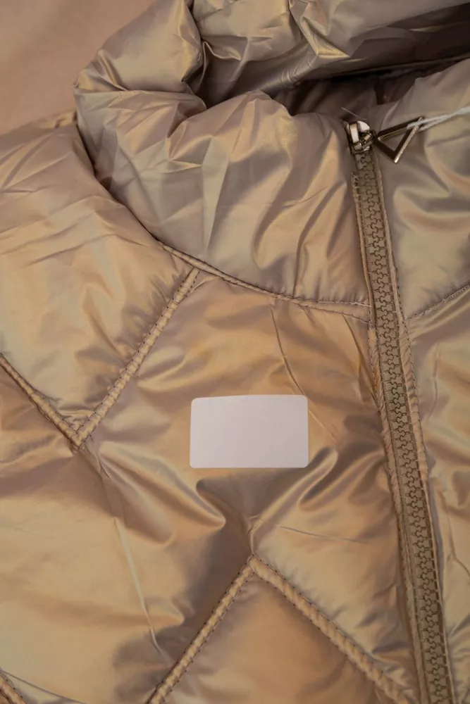Купити Куртка жіноча демісезонна  -уцінка, колір бежевий, 243R226-U-7 - Фото №7