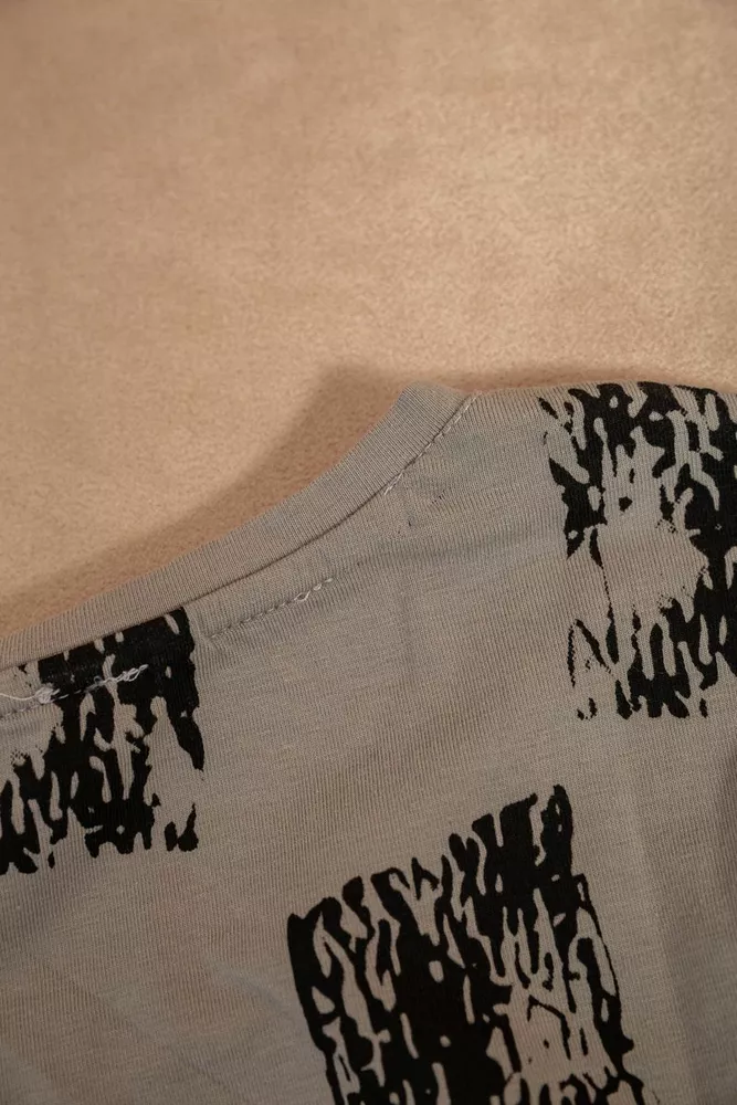 Купити Футболка жіноча з принтом  -уцінка, колір сірий, 244R4015-U - Фото №6