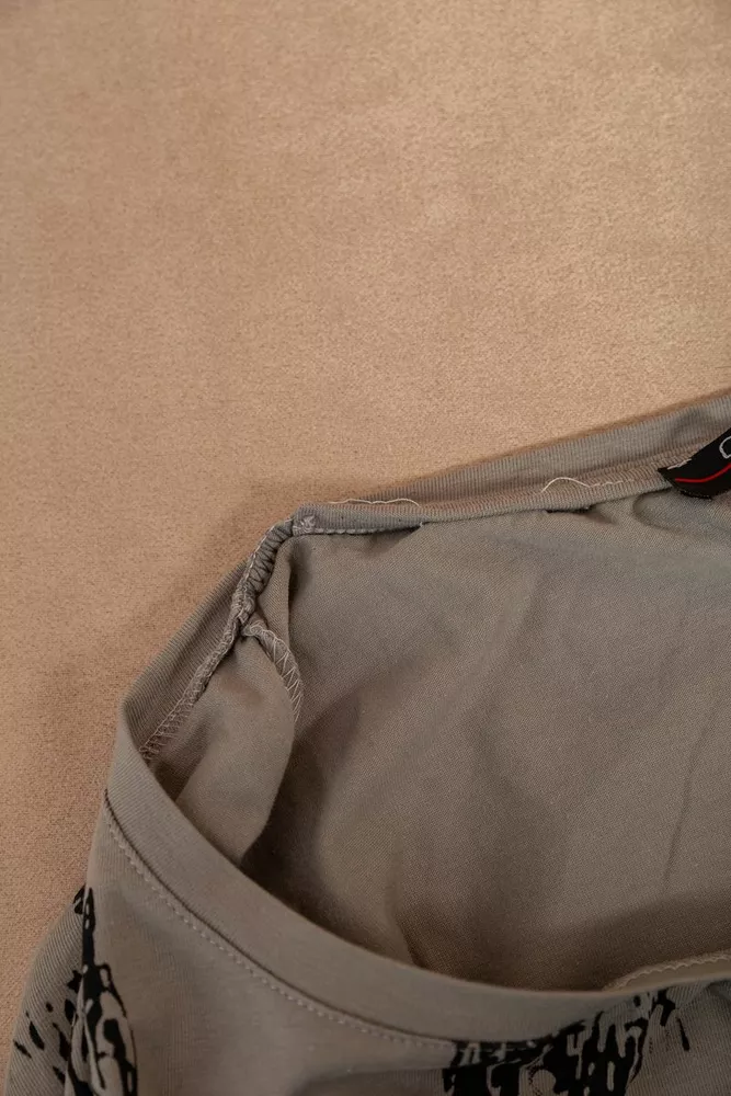 Купити Футболка жіноча з принтом  -уцінка, колір сірий, 244R4015-U - Фото №7