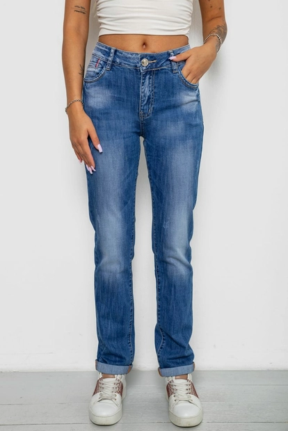 Джинсы женские Straight, цвет синий, 244RT3611