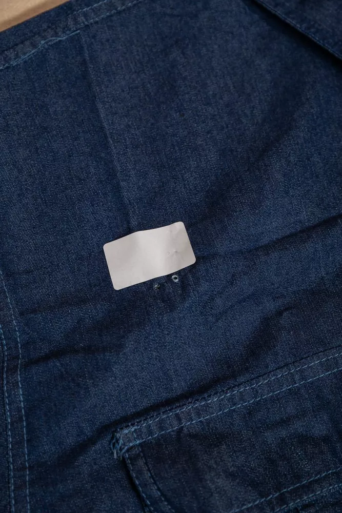 Купить Рубашка мужская джинсовая  -уценка, цвет синий, 129RT-16-U оптом - Фото №6