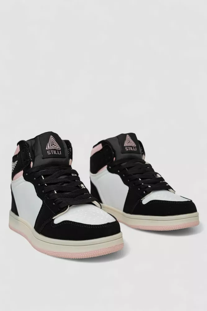 Купити Кросівки жіночі зимові на хутрі  -уцінка, колір біло-рожевий, 248RHB470-U - Фото №3