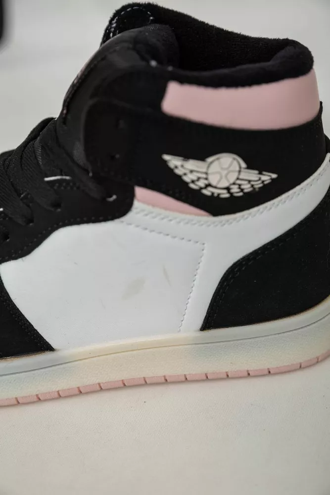 Купити Кросівки жіночі зимові на хутрі  -уцінка, колір біло-рожевий, 248RHB470-U - Фото №7