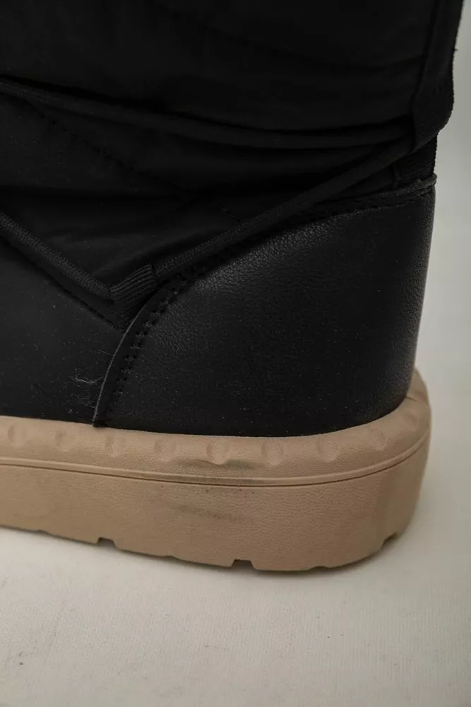 Купить Дутики женские зимние на меху  -уценка, цвет черно-коричневый, 248RFM500-3-U - Фото №7