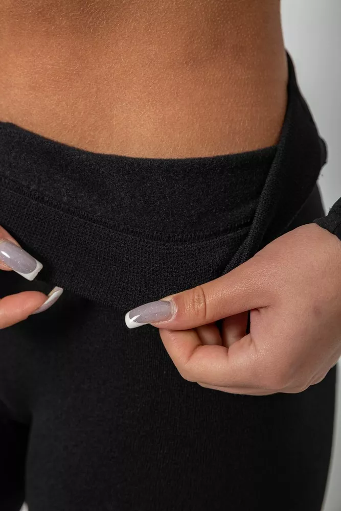 Купить Колготы женские утепленные на флисе, цвет черный, 139RB868 - Фото №6