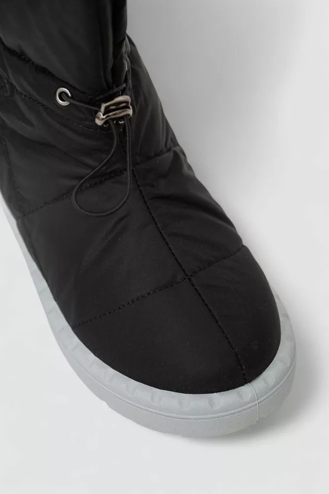 Купити Дутики жіночі зимові на хутрі  -уцінка, колір чорно-сірий, 248RFM300-U оптом - Фото №2