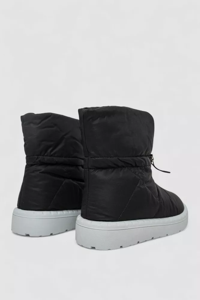 Купити Дутики жіночі зимові на хутрі  -уцінка, колір чорно-сірий, 248RFM300-U оптом - Фото №4