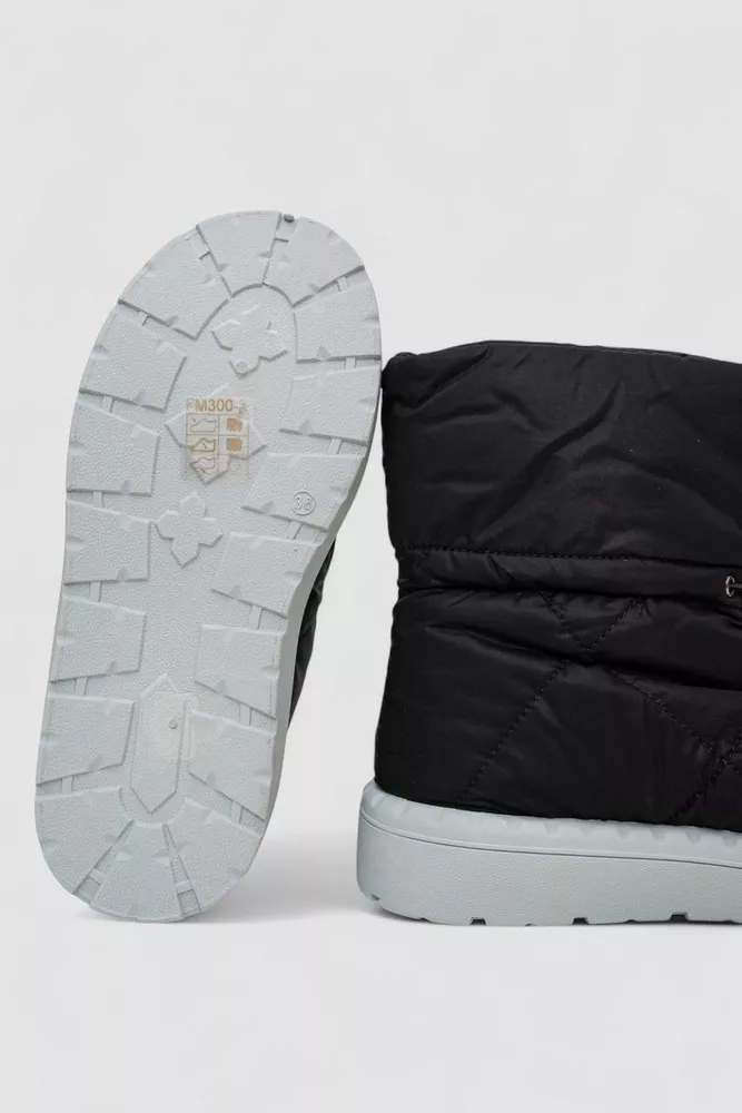 Купити Дутики жіночі зимові на хутрі  -уцінка, колір чорно-сірий, 248RFM300-U оптом - Фото №5