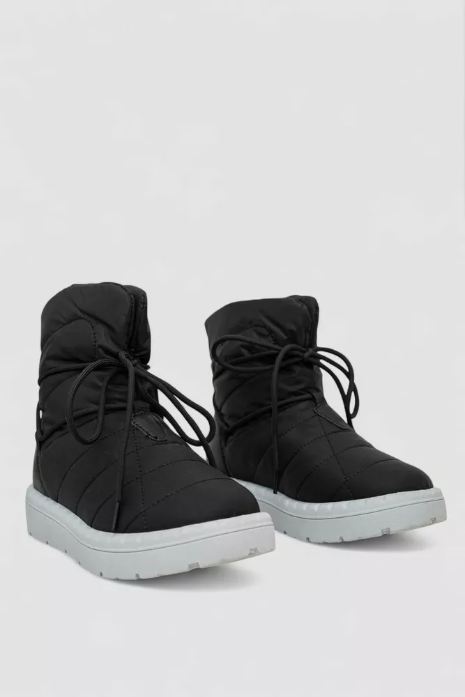 Купити Дутики жіночі зимові на хутрі  -уцінка, колір чорно-сірий, 248RFM100-6-U оптом - Фото №3