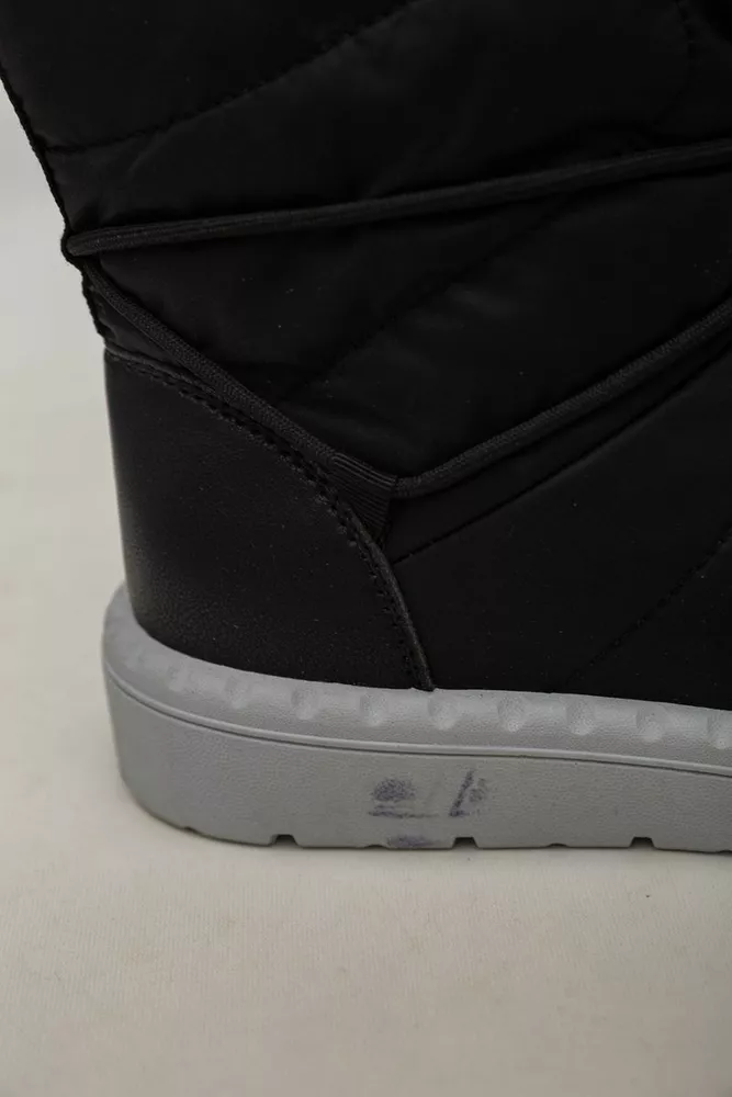 Купити Дутики жіночі зимові на хутрі  -уцінка, колір чорно-сірий, 248RFM100-6-U оптом - Фото №7