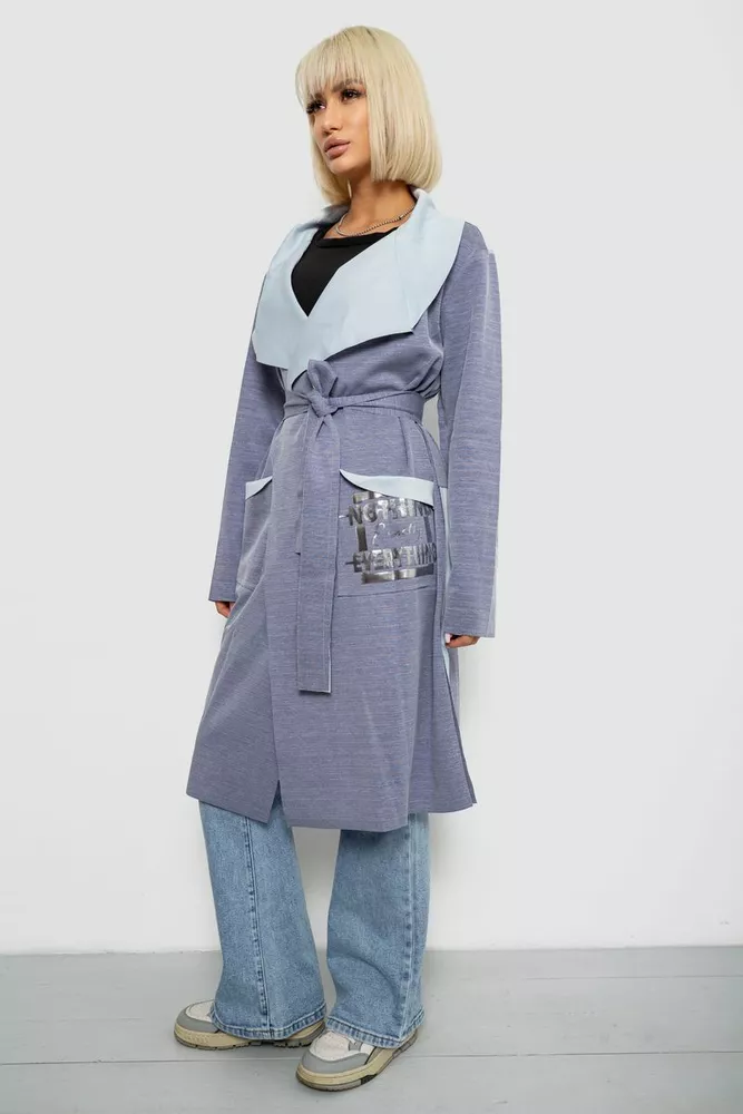 Купить Кардиган женский, цвет джинс, 257R5012 оптом - Фото №4