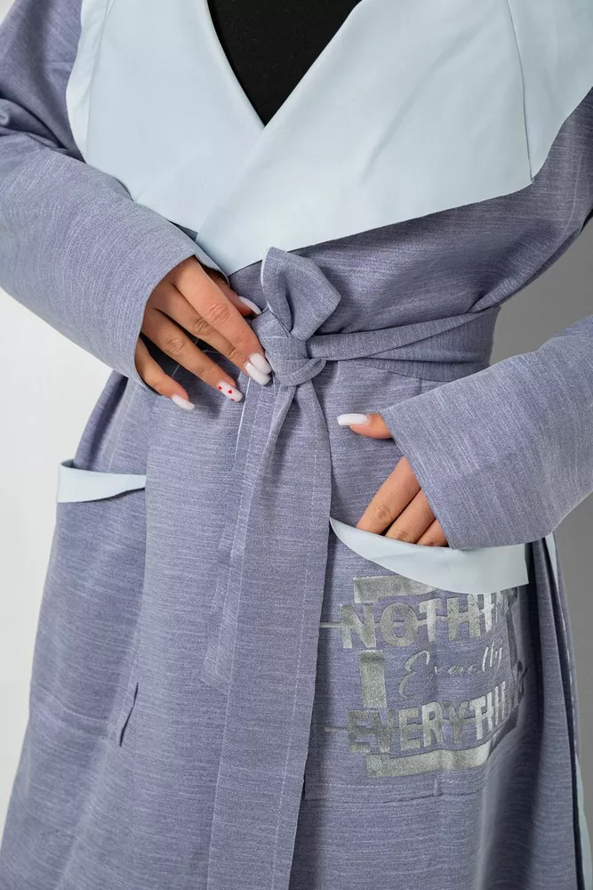 Купить Кардиган женский, цвет джинс, 257R5012 оптом - Фото №6