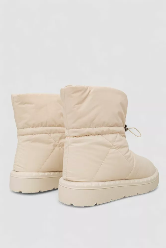 Купити Дутики жіночі зимові на хутрі  -уцінка, колір бежевий, 248RFM300-U-1 - Фото №4