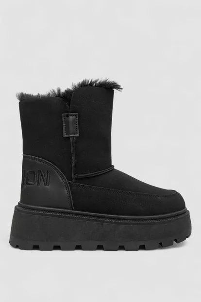 Угги женские зимние на меху, цвет черный, 243R-A