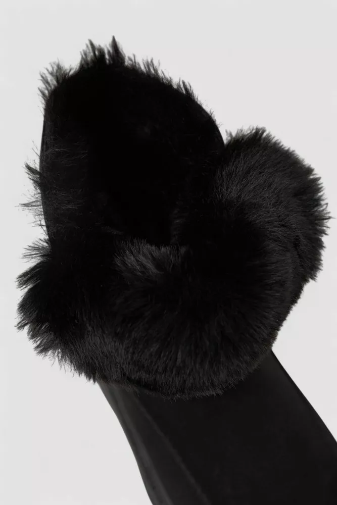 Купить Угги женские зимние на меху, цвет черный, 243R-A - Фото №6