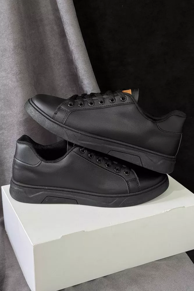 Купить Кеды мужские, цвет черный, 248RR129 оптом - Фото №1