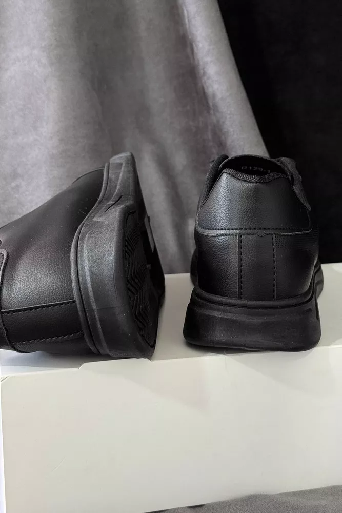 Купить Кеды мужские, цвет черный, 248RR129 оптом - Фото №4