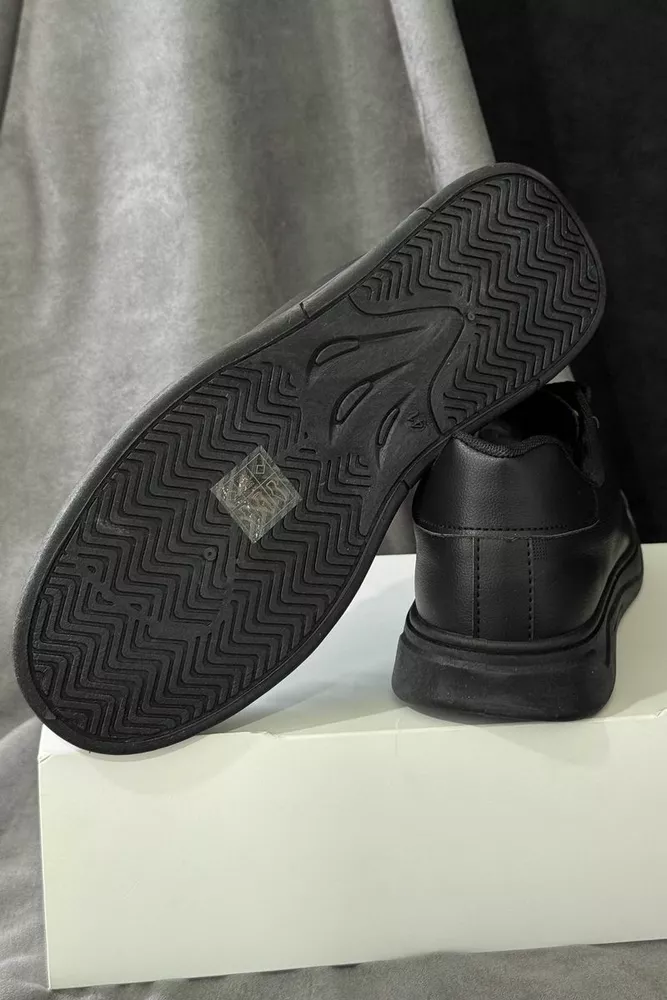 Купить Кеды мужские, цвет черный, 248RR129 оптом - Фото №5