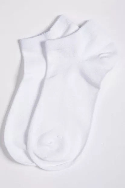 Однотонные короткие носки, белого цвета, для женщин, 151R2866