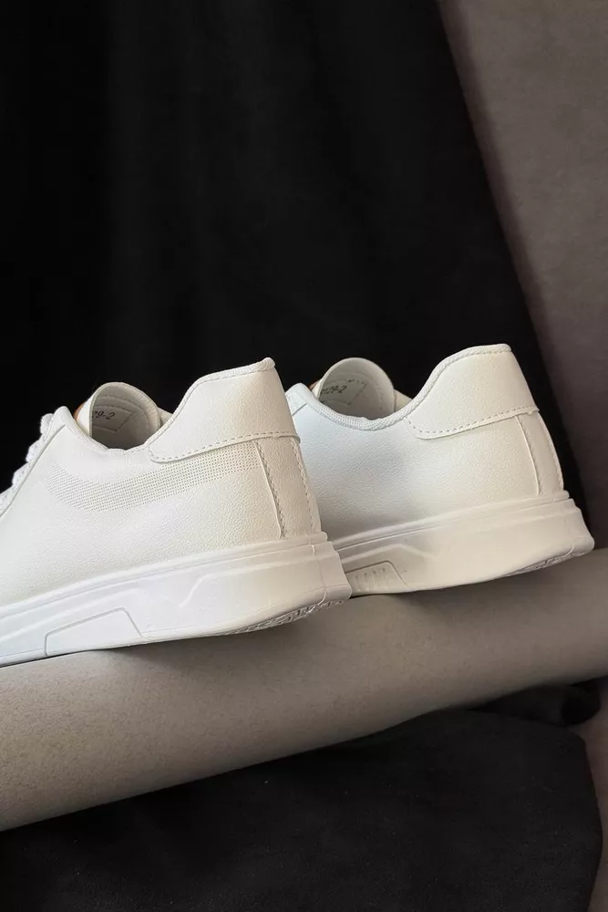 Купити Кеди чоловічі, колір білий, 248RR129 оптом - Фото №4