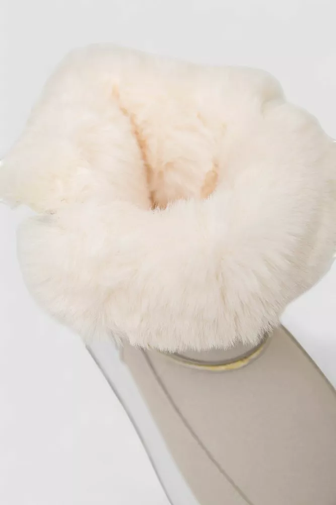 Купить Угги женские зимние на меху, цвет светло-серый, 243R-A - Фото №6