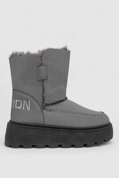 Уггі жіночі зимові на хутрі, колір сірий, 243R-A