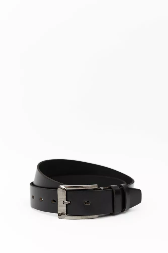 Купить Ремень мужской классический, цвет черный, 196R3551W2-1 - Фото №1
