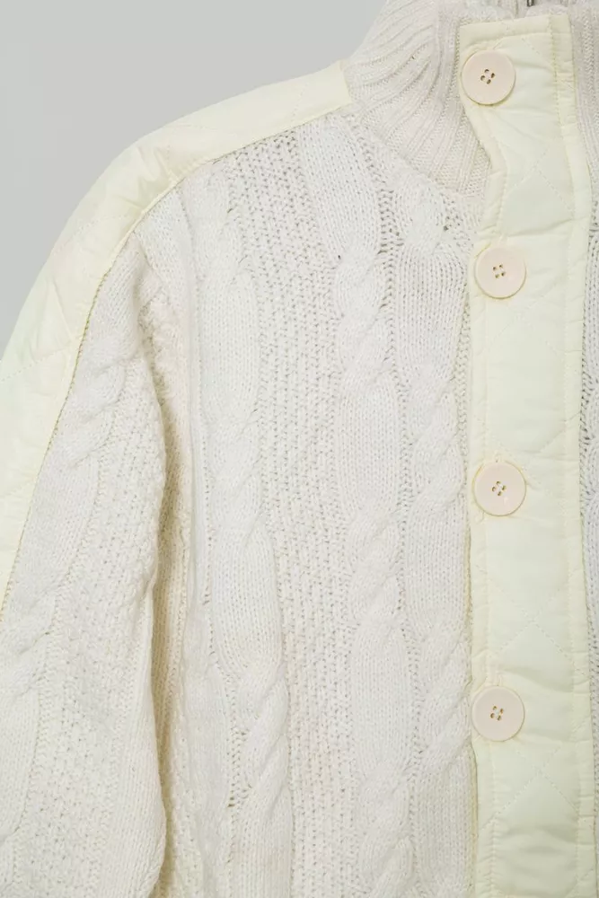 Купити Кофта чоловіча на ґудзиках  -уцінка, колір молочний, 214R50519-U - Фото №2